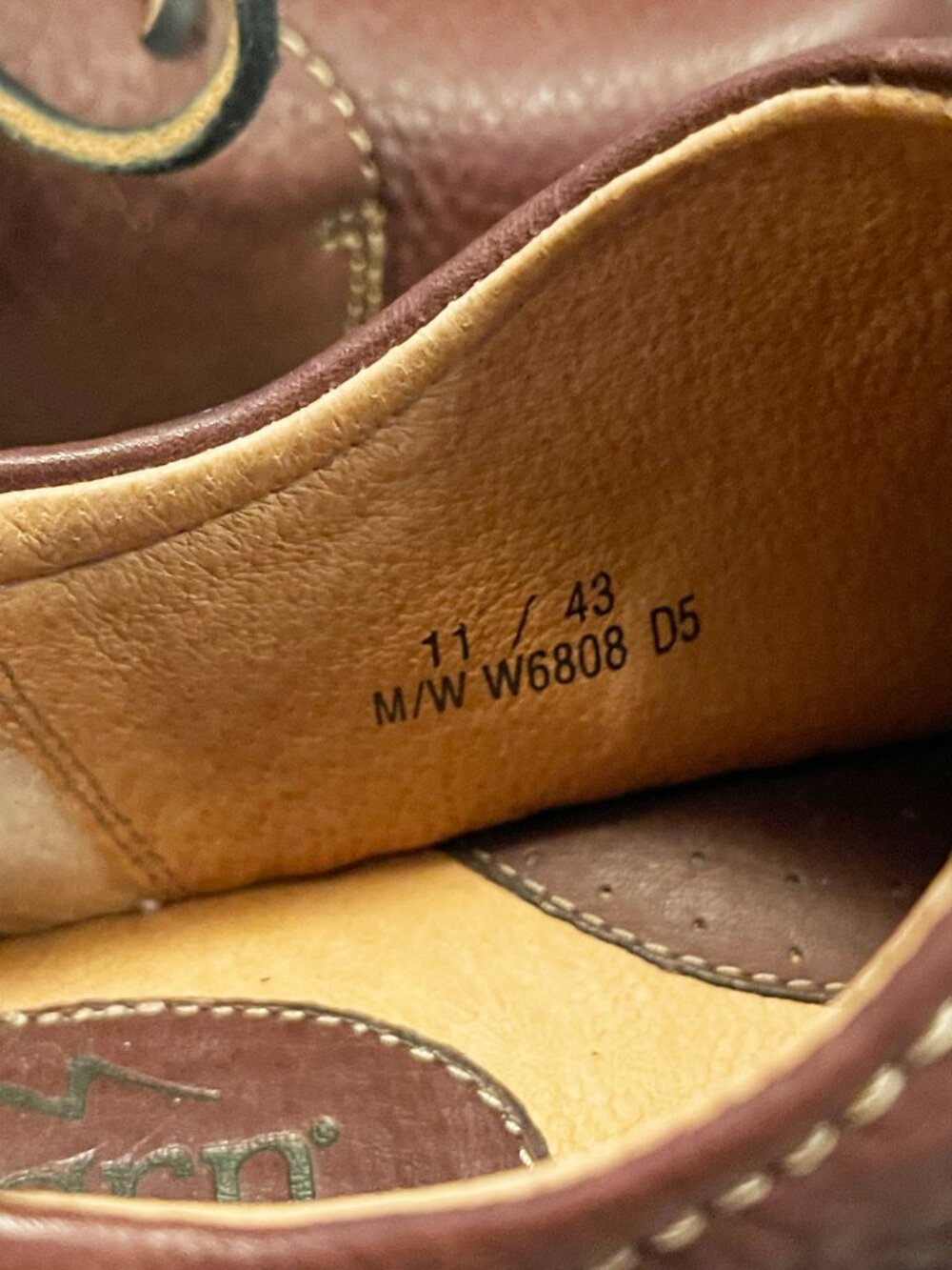 Born Crown Leather Oxford Shoes Women's 11 Brown Comfort Dark Academia EU 43 - Picture 2 of 13